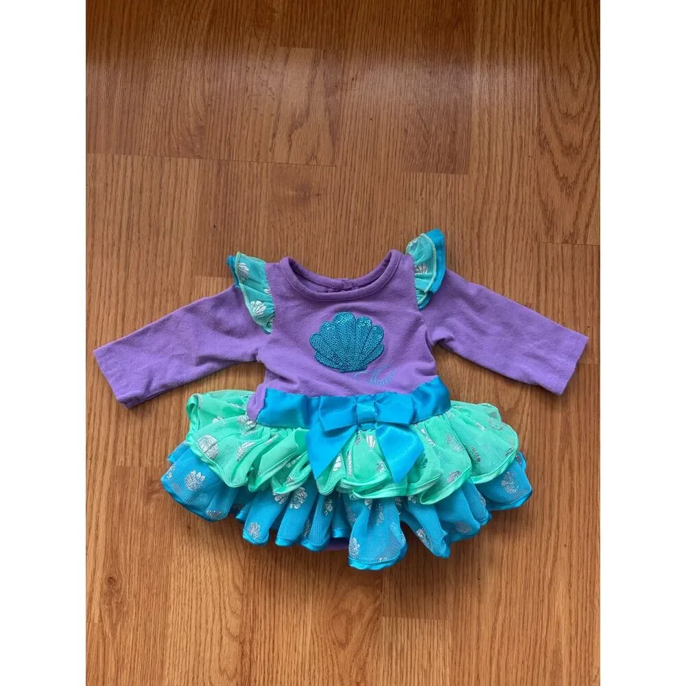 Disney The Little Mermaid Ariel Newborn Onesie Costume